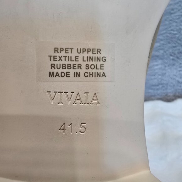 Vivaia Women's Ryan Chelsea Boot Size 41.5 Nude Peach Square Toe Pre Owned GREAT - Picture 7 of 10